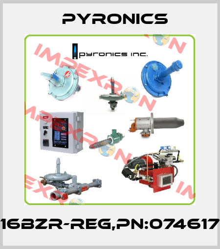 16BZR-REG,PN:074617 PYRONICS