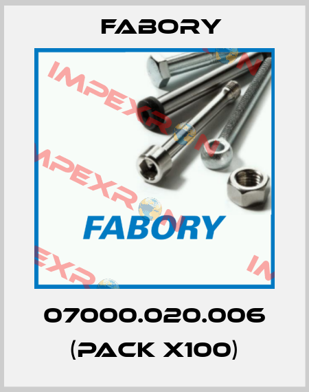 07000.020.006 (pack x100) Fabory