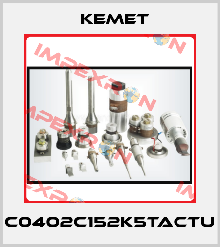 C0402C152K5TACTU Kemet