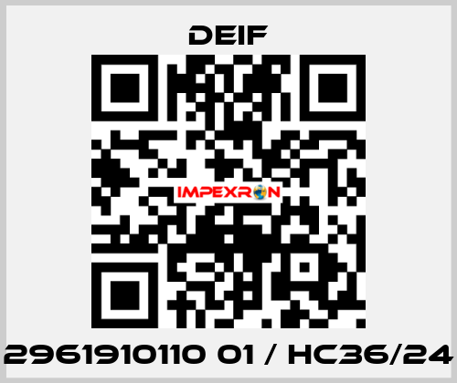 2961910110 01 / HC36/24 Deif