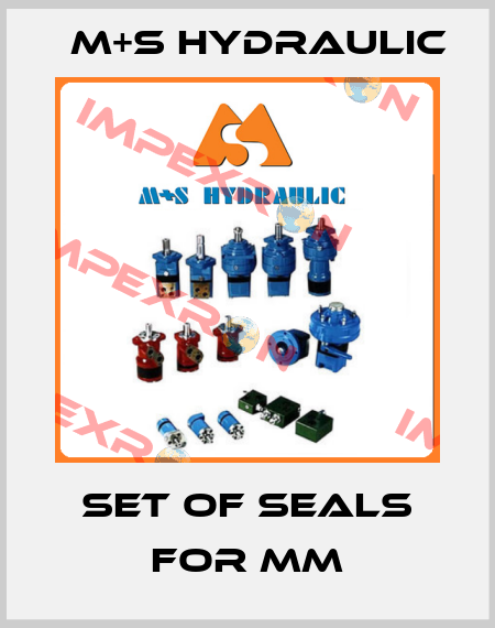 Set of seals for MM M+S HYDRAULIC