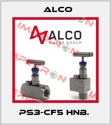 PS3-CF5 HNB.  Alco