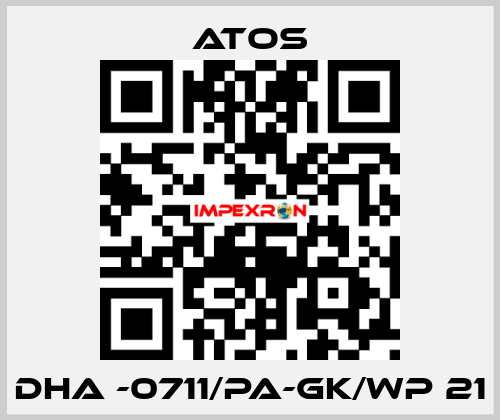 DHA -0711/PA-GK/WP 21 Atos