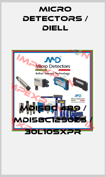 MDI58C 489 / MDI58C1250Z5 / 30L10SXPR
 Micro Detectors / Diell