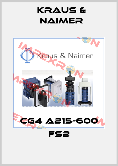 CG4 A215-600 FS2 Kraus & Naimer