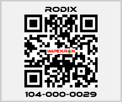 104-000-0029 Rodix