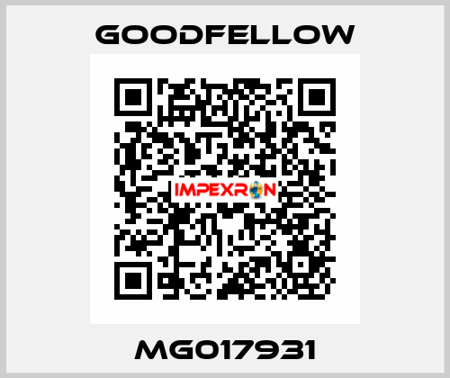 MG017931 Goodfellow