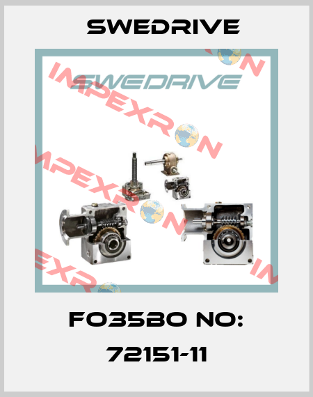 FO35BO No: 72151-11 Swedrive