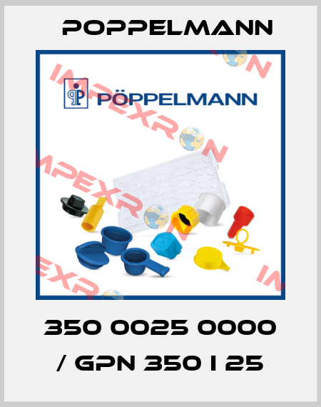 350 0025 0000 / GPN 350 I 25 Poppelmann