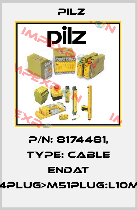 p/n: 8174481, Type: Cable EnDat DD4plug>M51plug:L10mSK Pilz
