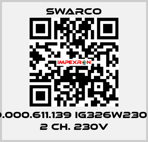 D.000.611.139 IG326W230 - 2 Ch. 230V SWARCO