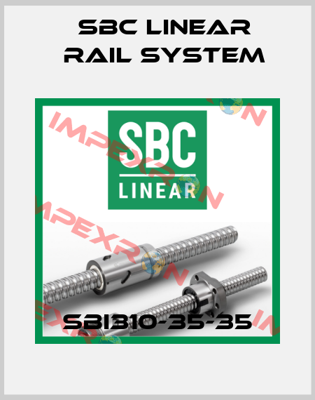 SBI310-35-35 SBC Linear Rail System