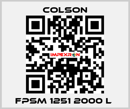 FPSM 1251 2000 L  Colson