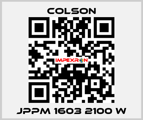 JPPM 1603 2100 W Colson