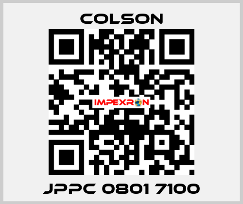 JPPC 0801 7100 Colson