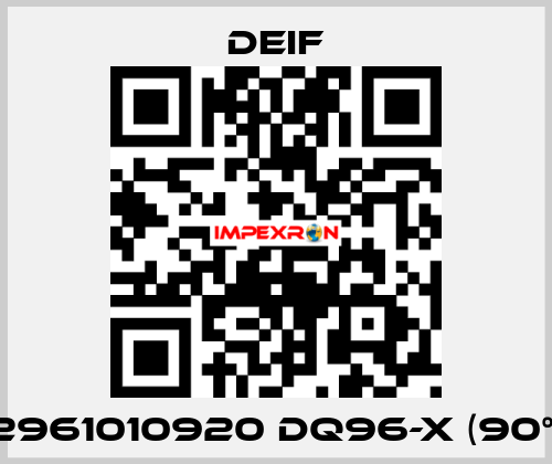 2961010920 DQ96-x (90°) Deif