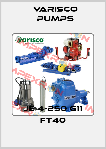 JE 4-250 G11 FT40 Varisco pumps