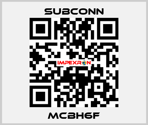 MCBH6F SubConn