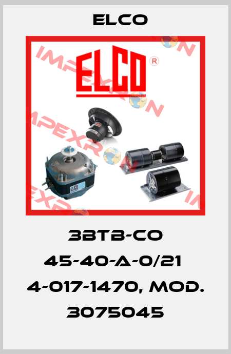 3BTB-CO 45-40-A-0/21  4-017-1470, Mod. 3075045 Elco