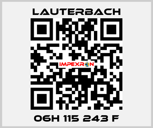 06H 115 243 F Lauterbach