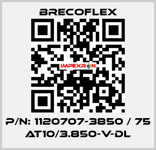 P/N: 1120707-3850 / 75 AT10/3.850-V-DL Brecoflex