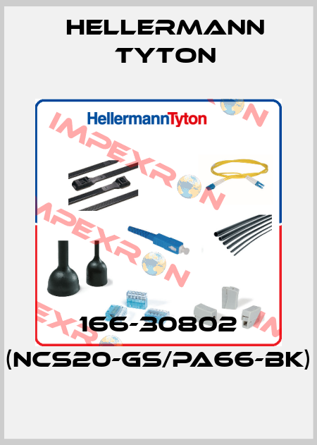 166-30802 (NCS20-GS/PA66-BK) Hellermann Tyton