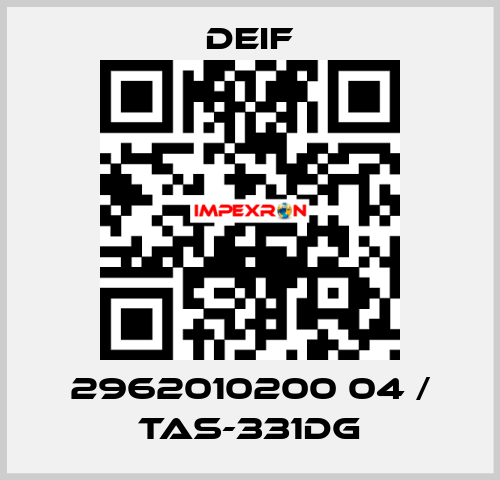 2962010200 04 / TAS-331DG Deif