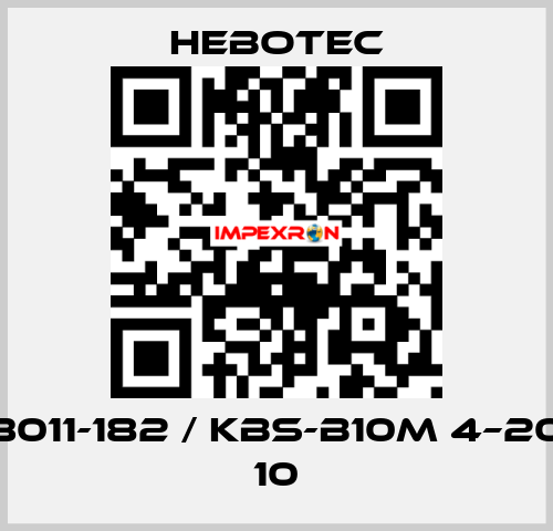 3011-182 / KBS-B10M 4–20 10 HEBOTEC