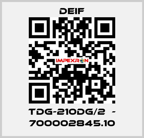 TDG-210DG/2  - 700002845.10 Deif