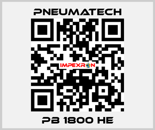 PB 1800 HE Pneumatech