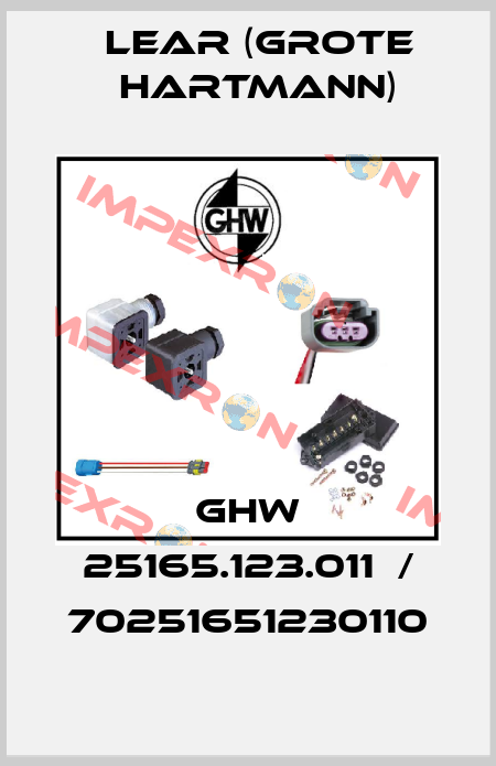 GHW 25165.123.011  / 70251651230110 Lear (Grote Hartmann)