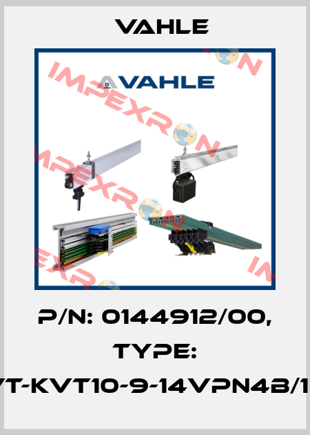 P/n: 0144912/00, Type: VT-KVT10-9-14VPN4B/10 Vahle