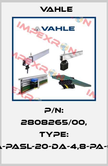 P/n: 2808265/00, Type: SA-PASL-20-DA-4,8-PA-06 Vahle