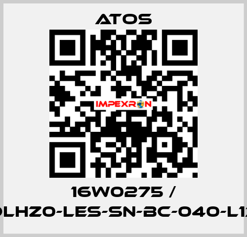 16W0275 / DLHZ0-LES-SN-BC-040-L13 Atos