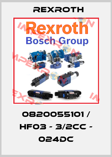 0820055101 / HF03 - 3/2CC - 024DC Rexroth