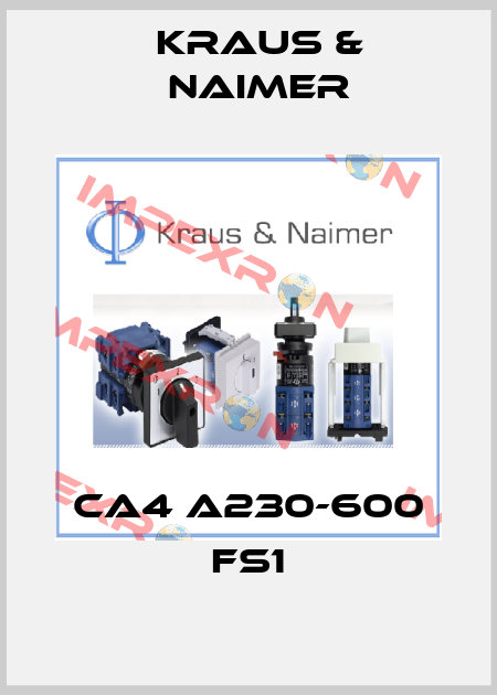 CA4 A230-600 FS1 Kraus & Naimer