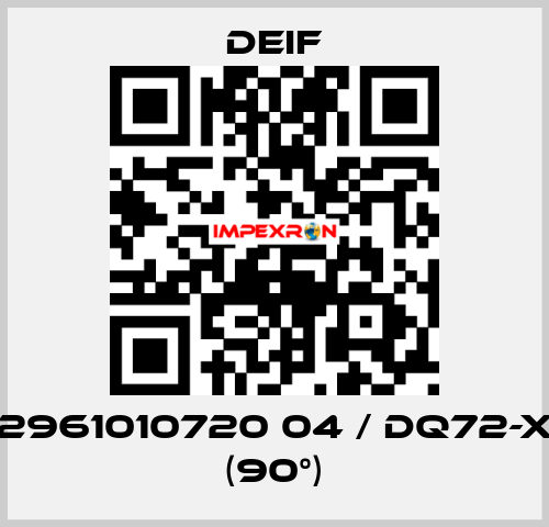 2961010720 04 / DQ72-x (90°) Deif