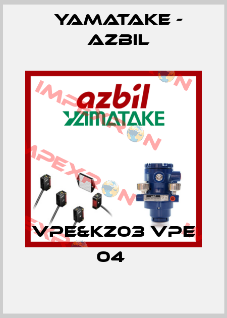 VPE&KZ03 VPE 04  Yamatake - Azbil