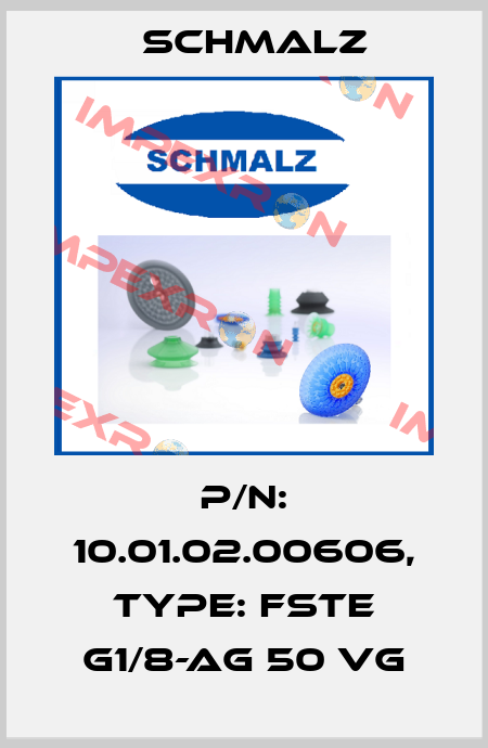 P/N: 10.01.02.00606, Type: FSTE G1/8-AG 50 VG Schmalz