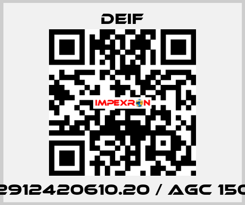 2912420610.20 / AGC 150 Deif