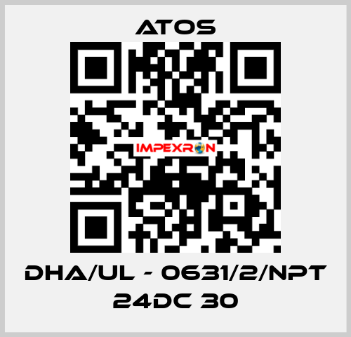 DHA/UL - 0631/2/NPT 24DC 30 Atos