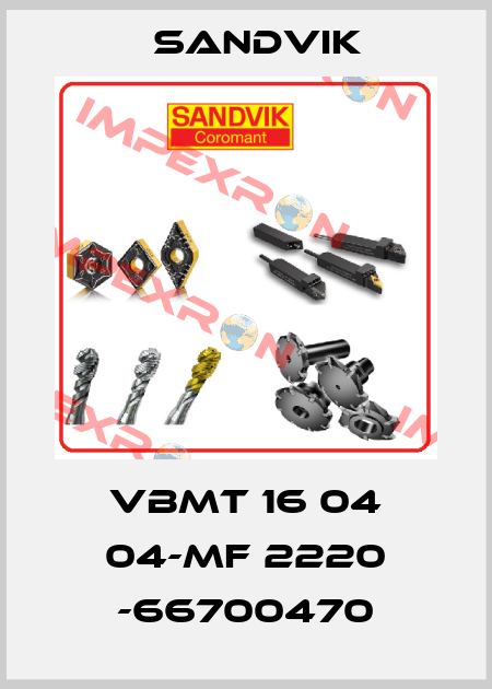 VBMT 16 04 04-MF 2220 -66700470 Sandvik