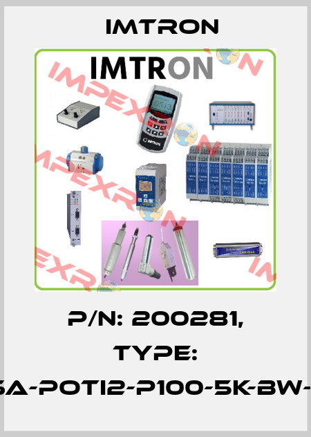 P/N: 200281, Type: TSA-POTI2-P100-5K-BW-V1 Imtron