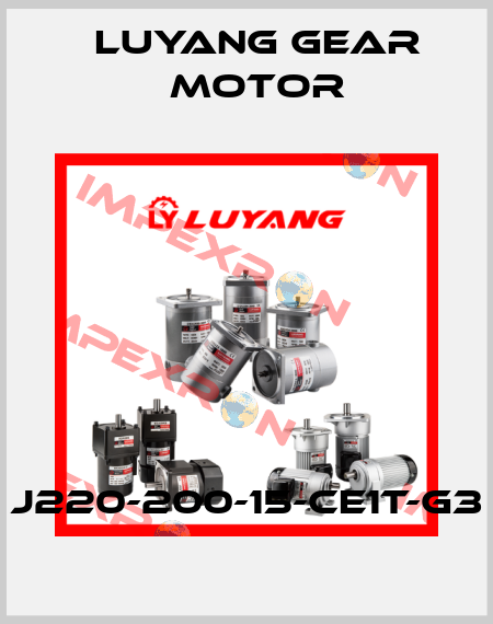 J220-200-15-CE1T-G3 Luyang Gear Motor