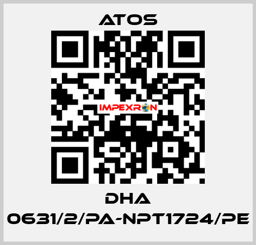 DHA 0631/2/PA-NPT1724/PE Atos