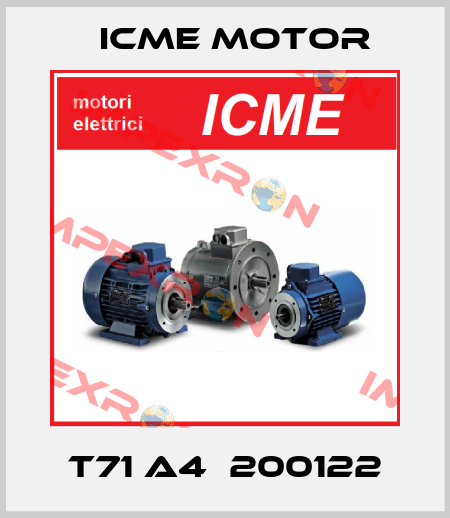 T71 A4  200122 Icme Motor