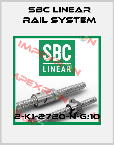 2-K1-2720-N-G:10 SBC Linear Rail System