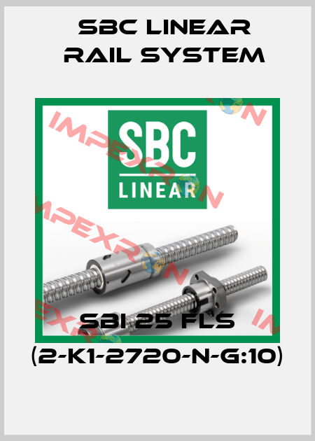 SBI 25 FLS (2-K1-2720-N-G:10) SBC Linear Rail System