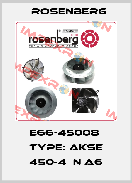 E66-45008  Type: AKSE 450-4  N A6 Rosenberg
