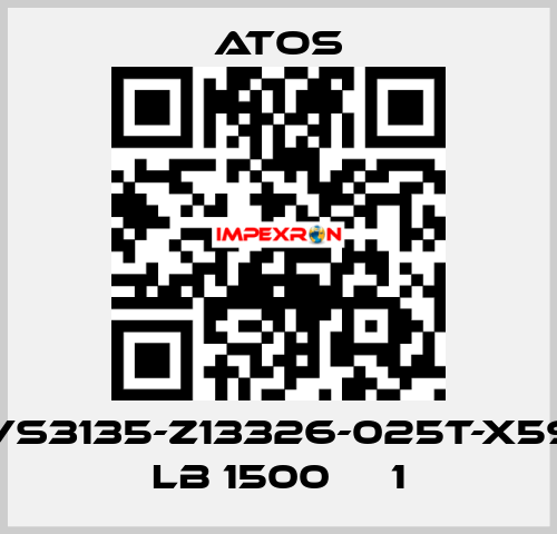 VS3135-Z13326-025T-X59 LB 1500 АС1 Atos